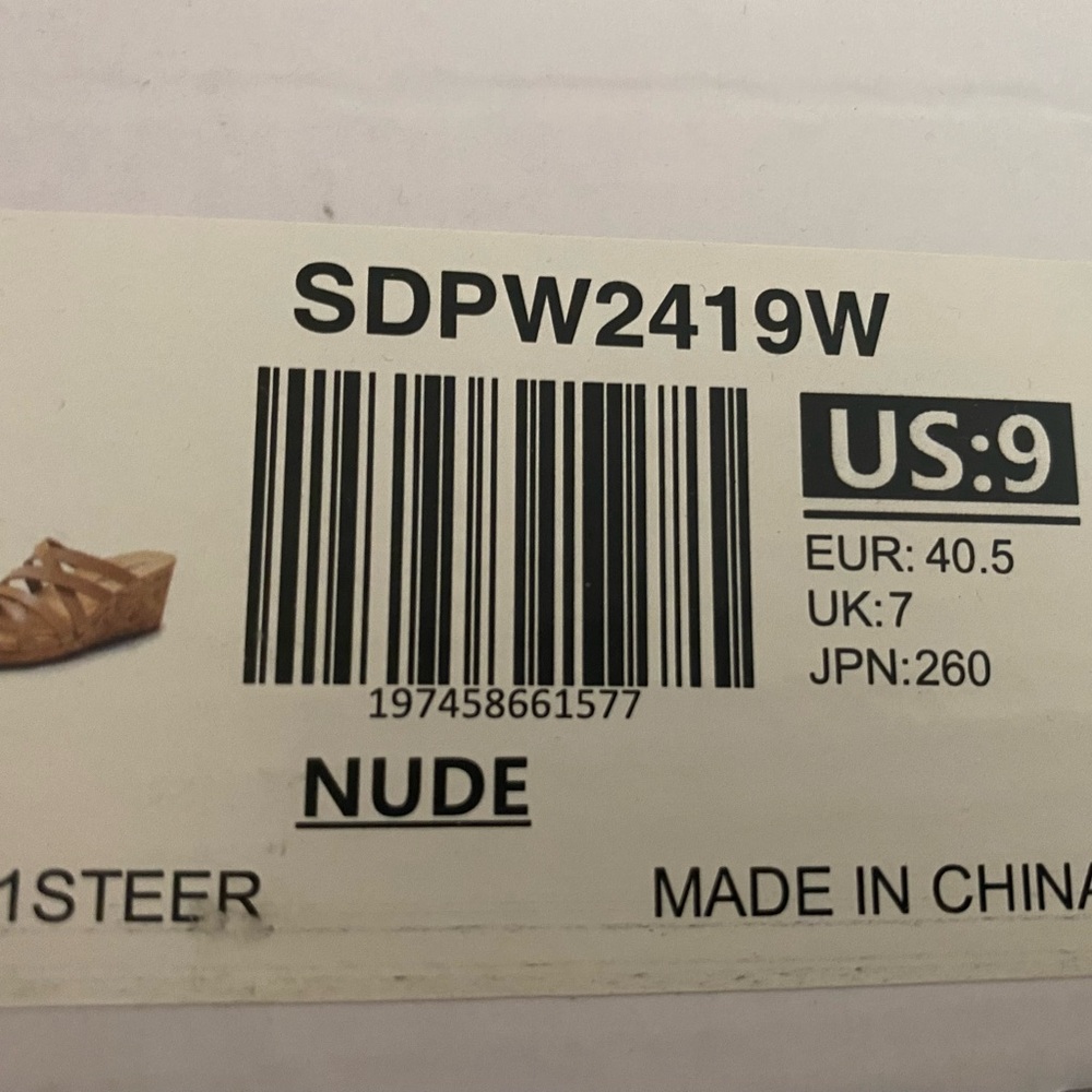 Dream Pairs Women's Beige Strappy Sandals - Picture 4 of 6